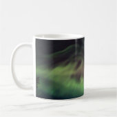Aurora borealis in finnischem Lappland Kaffeetasse (Links)