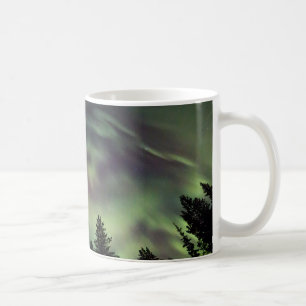Aurora borealis in finnischem Lappland Kaffeetasse
