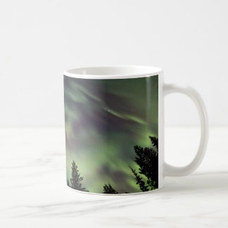 Aurora borealis in finnischem Lappland Kaffeetasse
