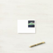 Aurora borealis in finnischem Lappland Post-it Klebezettel (Auf Schreibtisch)