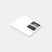 Aurora borealis in finnischem Lappland Post-it Klebezettel (angewinkelt)