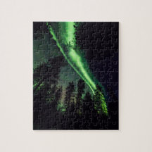 Aurora borealis in finnischem Lappland