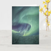 Aurora Borealis in Norwegen Karte (Gelbe Blume)