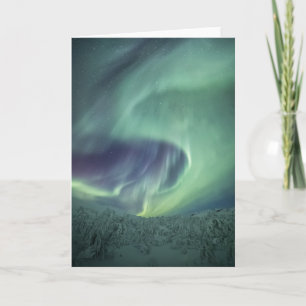 Aurora Borealis in Norwegen Karte