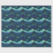 Aurora Borealis: Inuit Myth Tileable Pattern Geschenkpapier (Flach)