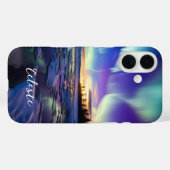 Aurora Borealis Iridescent Twilight Case-Mate iPhone Hülle (Rückseite (Horizontal))
