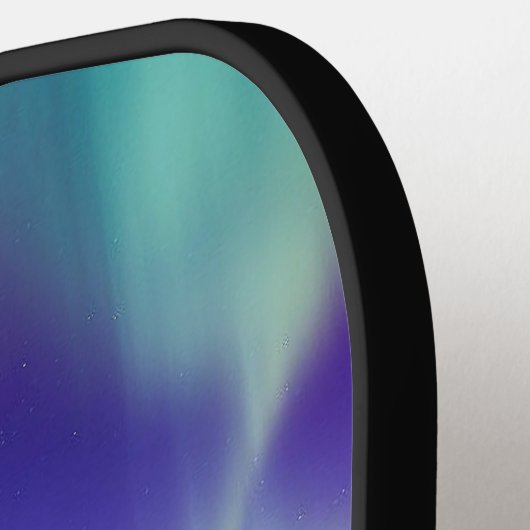 Aurora Borealis Iridescent Twilight Pickleball Schläger (Linke Seite)