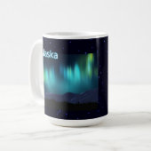 Aurora Borealis Kaffeetasse (Vorderseite Links)