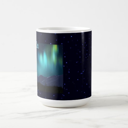 Aurora Borealis Kaffeetasse (Mittel)