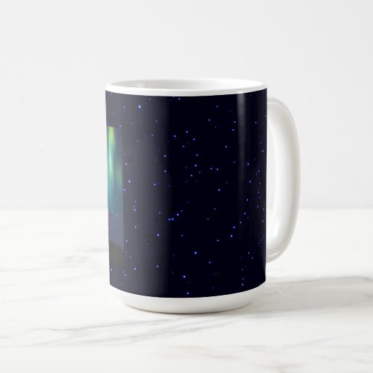 Aurora Borealis Kaffeetasse (VorderseiteRechts)