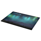 Aurora Borealis - Kanada Schneidebrett (Ecke)