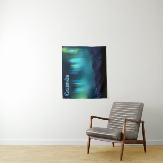 Aurora Borealis - Kanada Wandteppich (Beispiel)