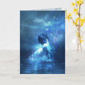 Aurora Borealis Karte (Gelbe Blume)