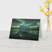 Aurora Borealis Karte (Gelbe Blume)