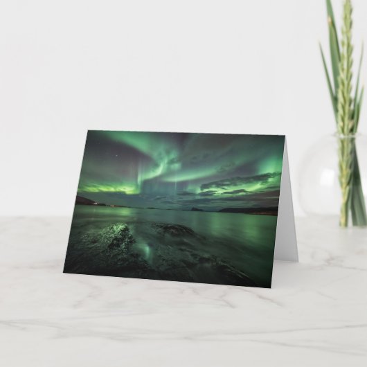 Aurora Borealis Karte (Vorderseite)