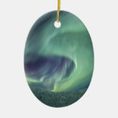 Aurora Borealis Keramik Ornament (Vorne)