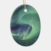 Aurora Borealis Keramik Ornament (Hinten)