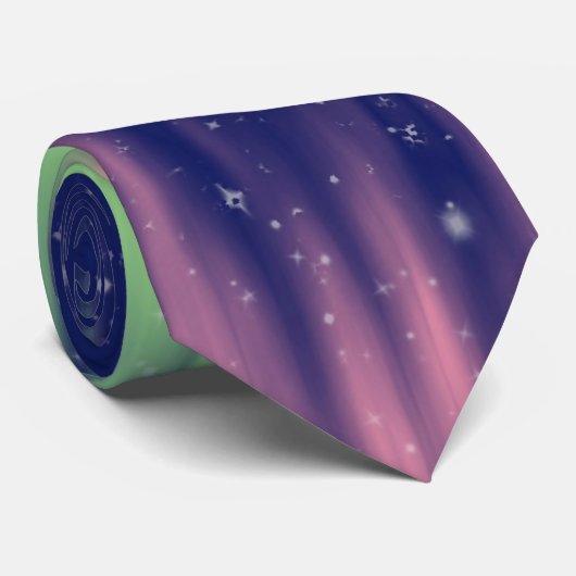 Aurora Borealis Krawatte (Gerollt)