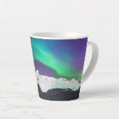 Aurora Borealis - Latte Tasse (Rechte Ecke)