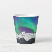 Aurora Borealis - Latte Tasse (Vorderseite)