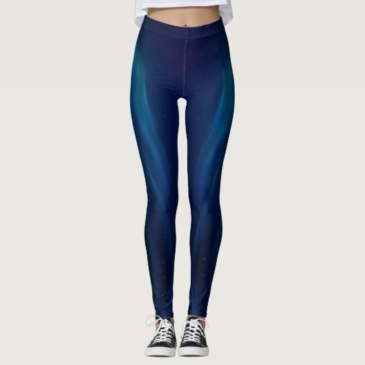 Aurora Borealis Leggings (Vorderseite)