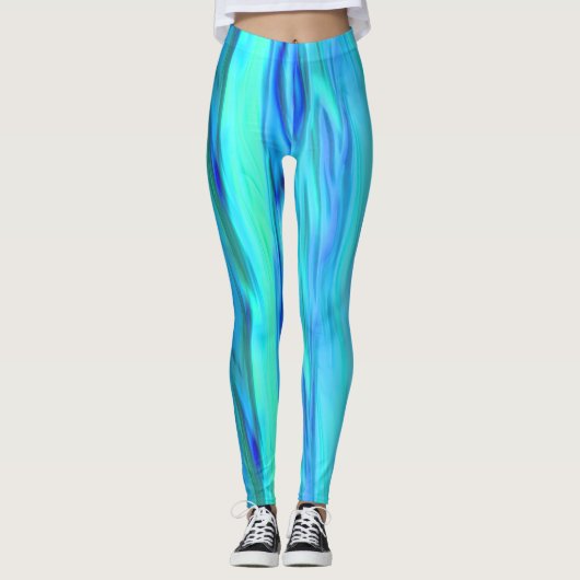 Aurora Borealis Leggings (Vorderseite)