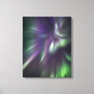 Aurora borealis leinwanddruck