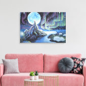 Aurora borealis leinwanddruck (Insitu (Wohnzimmer))
