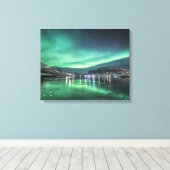 Aurora Borealis Leinwanddruck (Insitu (Holzboden))
