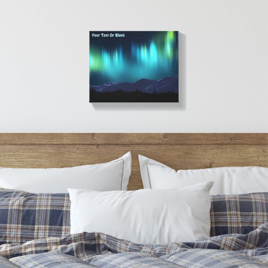 Aurora Borealis Leinwanddruck (Insitu (Schlafzimmer))