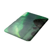 Aurora Borealis | Lofoten Beach Norwegen Badematte (Schrägansicht)