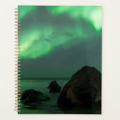 Aurora Borealis | Lofoten Beach Norwegen Planer (Vorderseite)