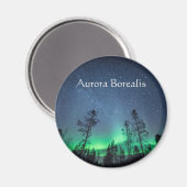 Aurora Borealis Magnet (Vorderseite/Rückseite)