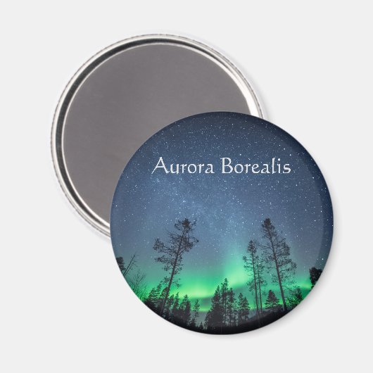 Aurora Borealis Magnet (Vorderseite/Rückseite)
