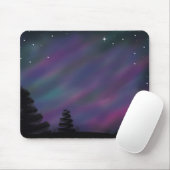Aurora Borealis Mausunterlage Mousepad (Mit Mouse)