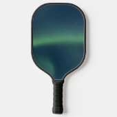 Aurora Borealis Monogram Custom Pickleball Schläger (Rückseite)