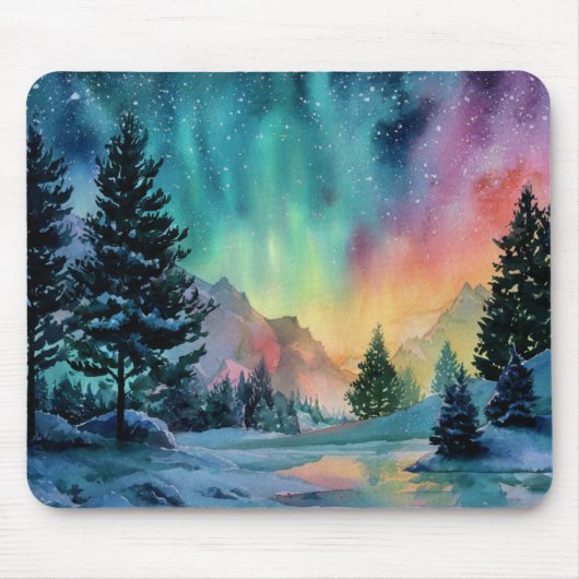 Aurora Borealis Mousepad (Vorne)