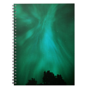 Aurora Borealis Nacht Ontario, Kanada Notizblock