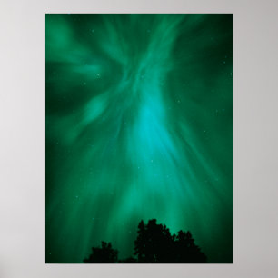 Aurora Borealis Nacht   Ontario, Kanada Poster