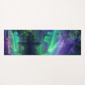Aurora Borealis Nachtszene Yogamatte (Vorderseite (Horizontal))
