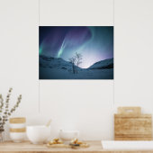 Aurora Borealis Night Poster (Küche)