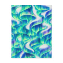 Aurora Borealis Nordlicht Abstractes Muster