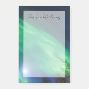 Aurora Borealis Nordlicht   Fairbanks Post-it Klebezettel