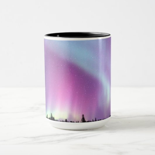Aurora Borealis Nordlicht-Schicksals-Schicksals Tasse (Zentrum)