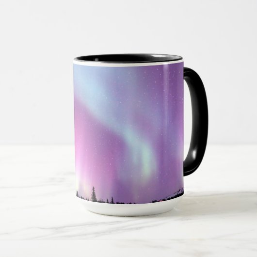 Aurora Borealis Nordlicht-Schicksals-Schicksals Tasse (VorderseiteRechts)