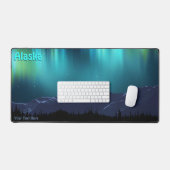 Aurora Borealis - Nordlichter Akrylprint Schreibtischunterlage (Tastatur & Maus)