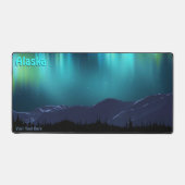 Aurora Borealis - Nordlichter Akrylprint Schreibtischunterlage (Vorderseite)