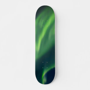 Aurora Borealis Nordlichter Alaska Himmel Grün Sk Skateboard