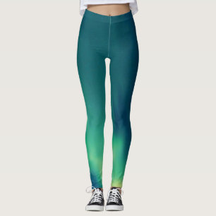 Aurora Borealis Nordlichter Alaska Sky Leggings