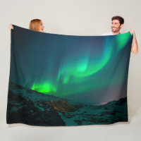 Aurora Borealis Nordlichter Arktische Grüne Nacht